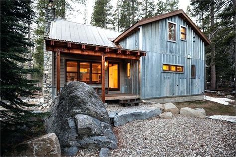 metal house in woods|rustic metal houses exterior.